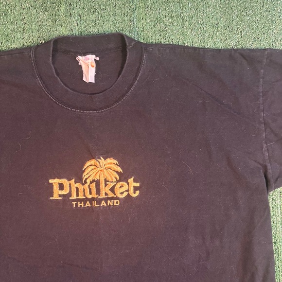 Other - Vintage Phuket Thailand T-Shirt Mens XXL Black Excellent Vintage Embroidered